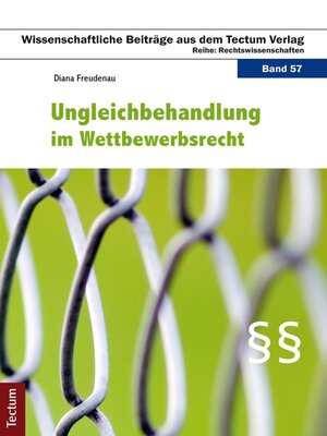 cover image of Ungleichbehandlung im Wettbewerbsrecht